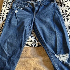 Rewash Blue Distressed Boyfriend Jeans